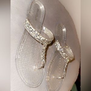 Womens clear sandals